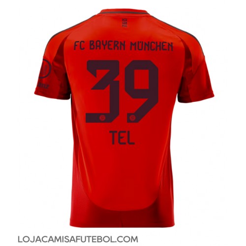 Camisa de Futebol Bayern Munich Mathys Tel #39 Equipamento Principal 2024-25 Manga Curta